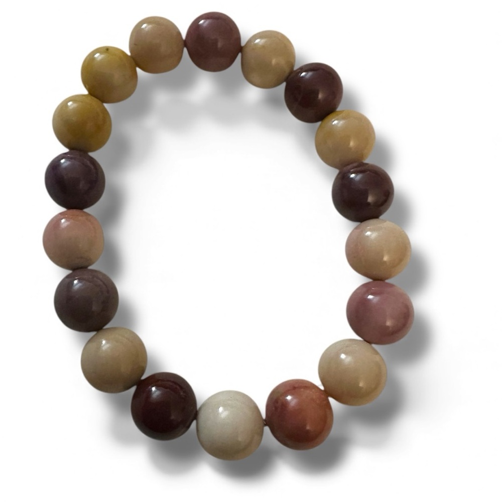 Mookaite Crystal 12mm Bracelet